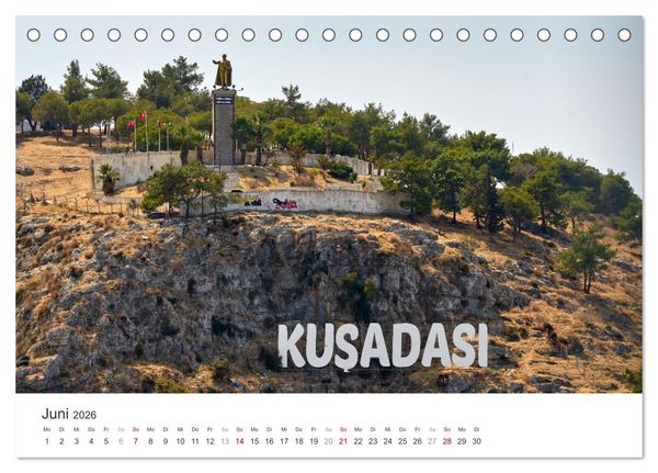 Produktbild: Urlaub in Kusadasi - Sonne, Strand und Kultur in der T&uuml;rkei (Tischkalender 2026 DIN A5 quer), CALVENDO Monatskalender