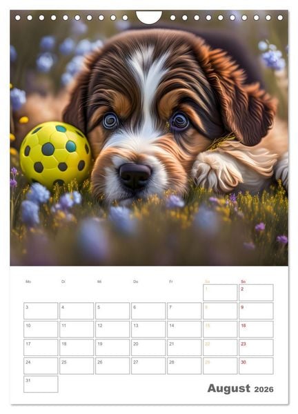 Produktbild: Liebenswerte Hunde und Katzen (Wandkalender 2026 DIN A4 hoch), CALVENDO Monatskalender