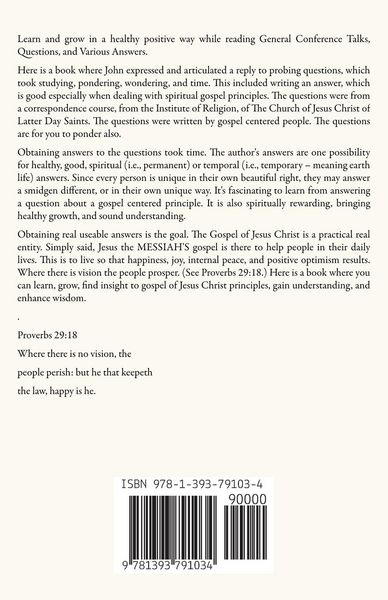Produktbild: General Conference Talks, Questions, and Various Answers