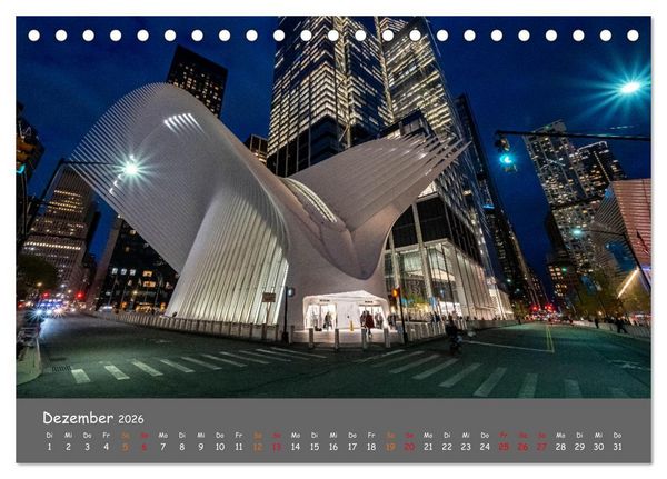 Produktbild: Faszination New York (Tischkalender 2026 DIN A5 quer), CALVENDO Monatskalender