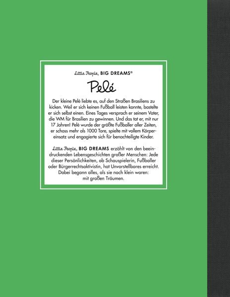 Produktbild: Pel&eacute; &ndash; Little People, BIG DREAMS (Deutsche Ausgabe)