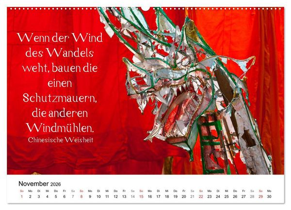 Produktbild: Reisefreu(n)de: Leben in Harmonie - buddhistische Zitate (Wandkalender 2026 DIN A2 quer), CALVENDO Monatskalender