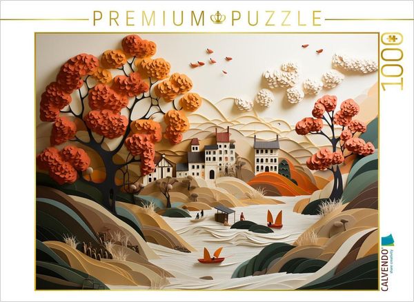 Produktbild: CALVENDO Puzzle Ein Motiv aus dem Kalender Paper Art | 1000 Teile Lege-Gr&ouml;&szlig;e 64x48cm Foto-Puzzle f&uuml;r gl&uuml;ckliche Stunden