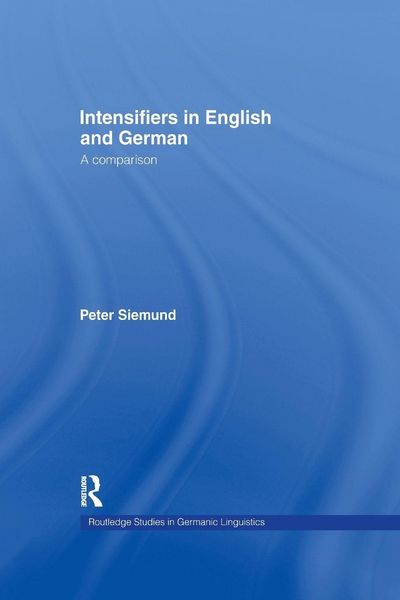 Produktbild: Intensifiers in English and German
