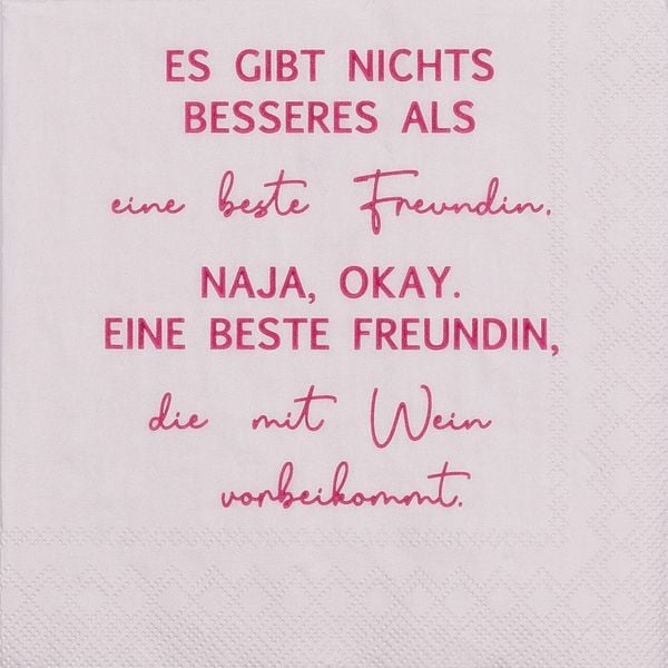 Produktbild: R&auml;der Cocktailserviette "Es gibt nichts Besseres als&hellip;"