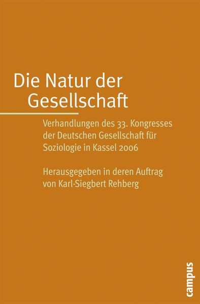 Produktbild: Die Natur der Gesellschaft