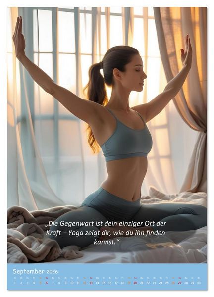 Produktbild: Yoga im Bett (Wandkalender 2026 DIN A4 hoch), CALVENDO Monatskalender