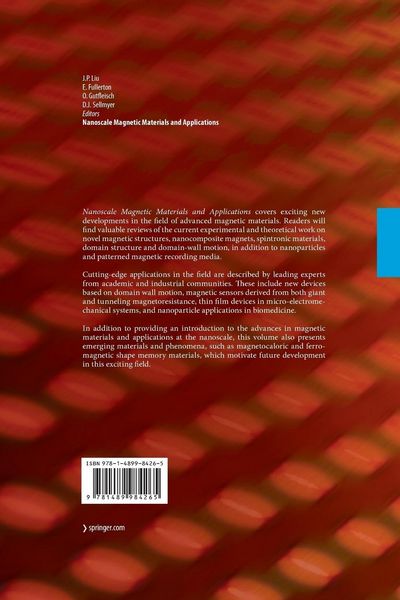 Produktbild: Nanoscale Magnetic Materials and Applications