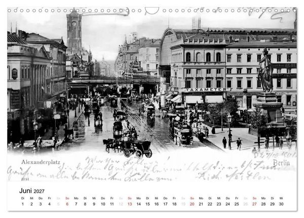 Produktbild: Gr&uuml;&szlig;e aus dem alten Berlin (Wandkalender 2027 DIN A3 quer), CALVENDO Monatskalender