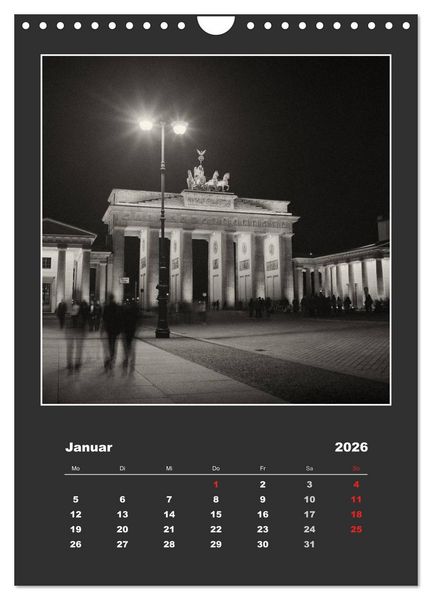 Produktbild: Berlin - Portrait einer Stadt (Wandkalender 2026 DIN A4 hoch), CALVENDO Monatskalender