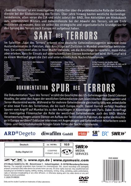 Produktbild: Saat des Terrors inkl. Doku Spur des Terrors [2 DVDs]