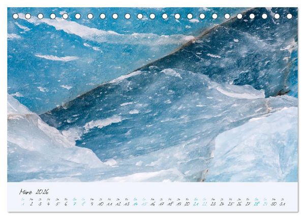 Produktbild: Faszination Eis - In den Fjorden Ostgr&ouml;nlands (Tischkalender 2026 DIN A5 quer), CALVENDO Monatskalender