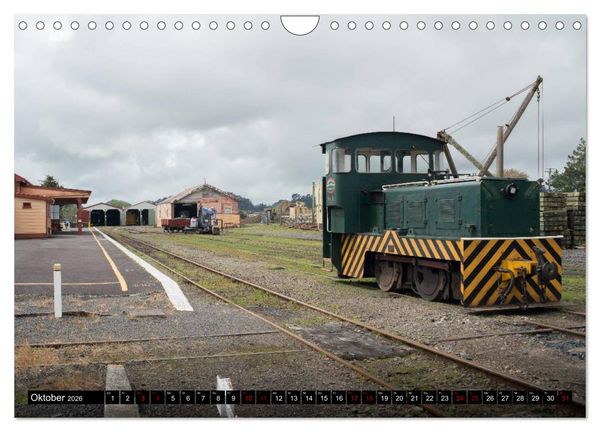 Produktbild: Eisenbahn in Neuseeland (Wandkalender 2026 DIN A4 quer), CALVENDO Monatskalender