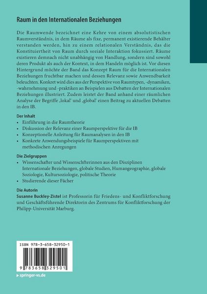Produktbild: Raum in den Internationalen Beziehungen