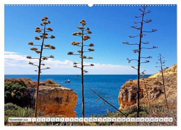 Produktbild: Algarve zum Tr&auml;umen (hochwertiger Premium Wandkalender 2026 DIN A2 quer), Kunstdruck in Hochglanz