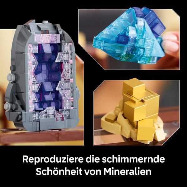 Produktbild: LEGO Ideas 21362 Mineraliensammlung, DIY Modellbau Set f&uuml;r Erwachsene