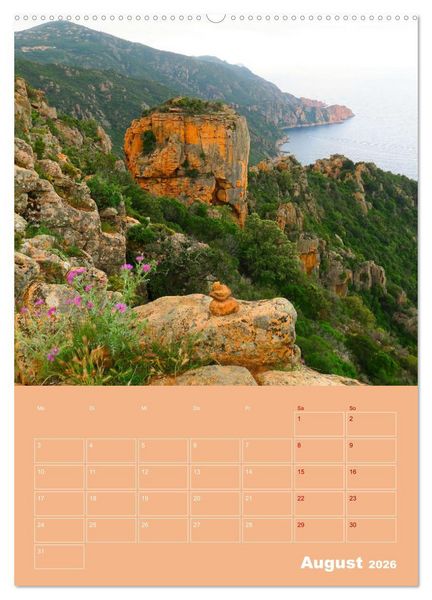 Produktbild: Fabelhaftes Korsika - Trauminsel im Mittelmeer (Wandkalender 2026 DIN A2 hoch), CALVENDO Monatskalender