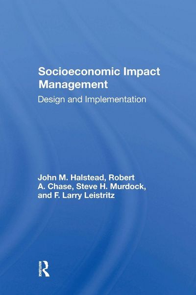 Produktbild: Socioeconomic Impact Management