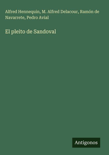 Produktbild: El pleito de Sandoval