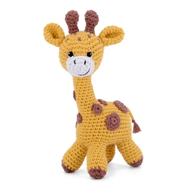 Produktbild: gr&uuml;ndl H&auml;keltier Giraffe Gina, N&auml;hset, H&auml;kelset