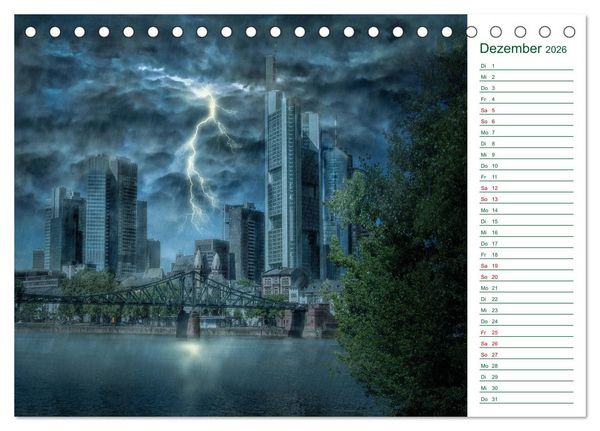 Produktbild: Faszination Blitze beeindruckende Fotos (Tischkalender 2026 DIN A5 quer), CALVENDO Monatskalender