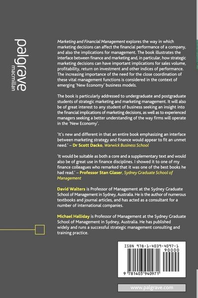 Produktbild: Marketing and Financial Management