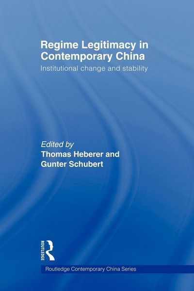 Produktbild: Regime Legitimacy in Contemporary China