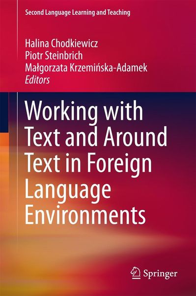Produktbild: Working with Text and Around Text in Foreign Language Environments