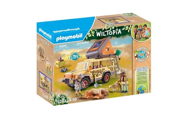 PLAYMOBIL 71293 - Wiltopia - Mit dem Geländewagen bei den Löwen