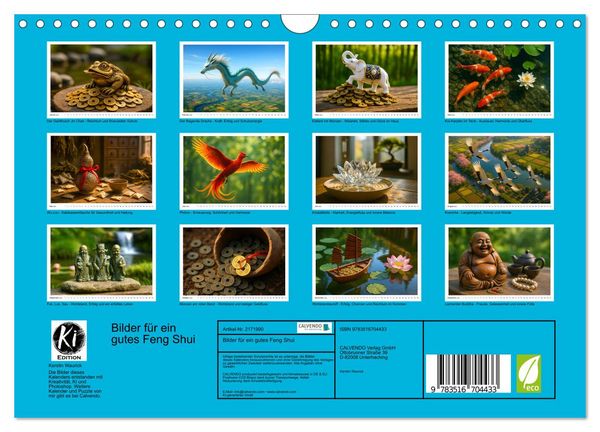 Produktbild: Bilder f&uuml;r ein gutes Feng Shui (Wandkalender 2026 DIN A4 quer), CALVENDO Monatskalender