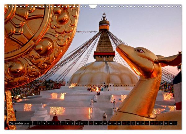 Produktbild: Nepal - Kathmandutal (Wandkalender 2026 DIN A3 quer), CALVENDO Monatskalender