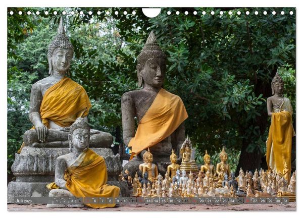 Produktbild: Buddha - Momente der inneren Einkehr (Wandkalender 2026 DIN A4 quer), CALVENDO Monatskalender