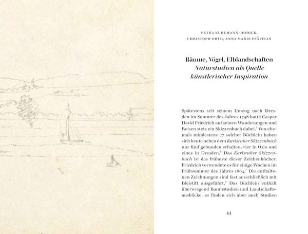 Produktbild: Caspar David Friedrich. Karlsruher Skizzenbuch