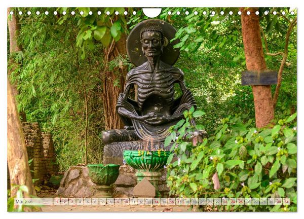 Produktbild: BUDDHA - Buddhistische Tempel in Nordthailand (Wandkalender 2026 DIN A4 quer), CALVENDO Monatskalender