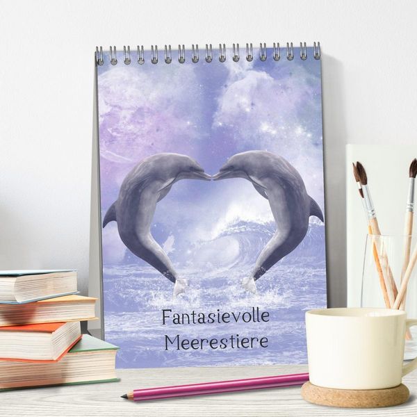 Produktbild: Fantasievolle Meerestiere (Tischkalender 2027 DIN A5 hoch), CALVENDO Monatskalender