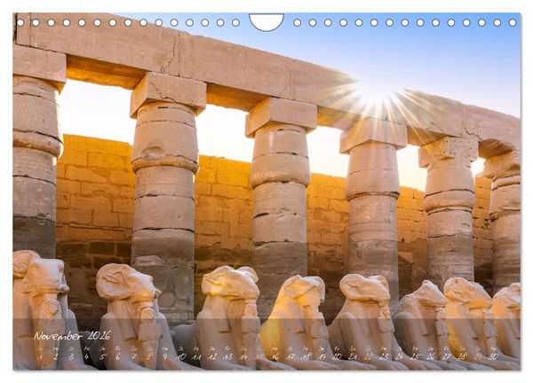 Produktbild: Faszination &Auml;gypten: Kairo - Luxor - Abu Simbel (Wandkalender 2026 DIN A4 quer), CALVENDO Monatskalender