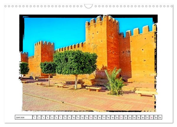 Produktbild: Bezauberndes Marokko (Wandkalender 2026 DIN A3 quer), CALVENDO Monatskalender