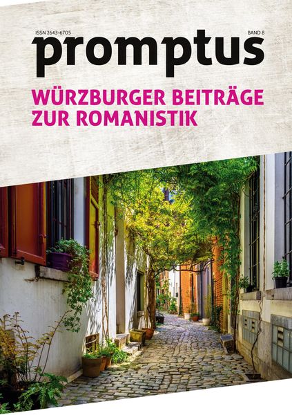 Produktbild: Promptus - W&uuml;rzburger Beitr&auml;ge zur Romanistik