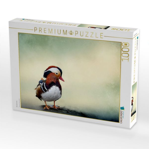 Produktbild: CALVENDO Puzzle Mandarinente | 1000 Teile Lege-Gr&ouml;&szlig;e 64x48cm Foto-Puzzle f&uuml;r gl&uuml;ckliche Stunden