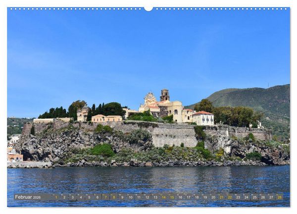 Produktbild: Das &Auml;olische Archipel - Inseln vom Vulkan geboren (hochwertiger Premium Wandkalender 2026 DIN A2 quer), Kunstdruck in Hochglanz