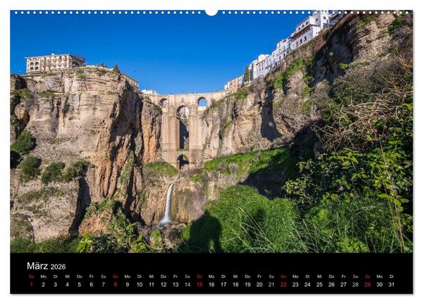 Produktbild: Andalusien (hochwertiger Premium Wandkalender 2026 DIN A2 quer), Kunstdruck in Hochglanz
