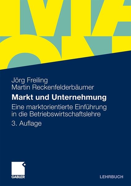 Produktbild: Markt und Unternehmung
