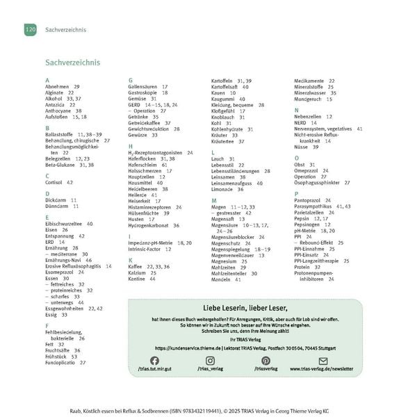 Produktbild: K&ouml;stlich essen Reflux und Sodbrennen