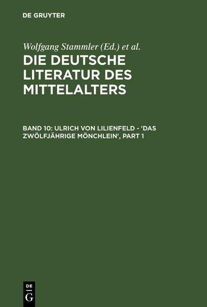 Produktbild: Ulrich von Lilienfeld - 'Das zw&ouml;lfj&auml;hrige M&ouml;nchlein'