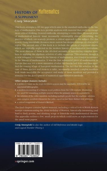 Produktbild: History of Mathematics