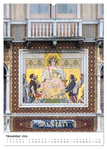 Produktbild: Venedig - Magische Impressionen (hochwertiger Premium Wandkalender 2026 DIN A2 hoch), Kunstdruck in Hochglanz