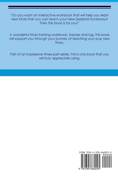 Produktbild: New Zealand Huntaway Tricks Training. New Zealand Huntaway Tricks & Games Training Tracker & Workbook. Includes