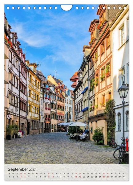 Produktbild: N&uuml;rnberg in Hochformat (Wandkalender 2027 DIN A4 hoch), CALVENDO Monatskalender