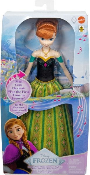 Produktbild: Disney Die Eisk&ouml;nigin Singende Puppe Anna (D, I, E, F)
