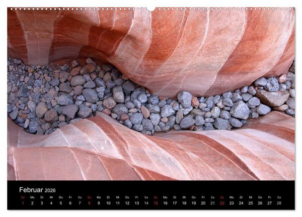 Produktbild: Sand und Stein 2026 (Wandkalender 2026 DIN A2 quer), CALVENDO Monatskalender